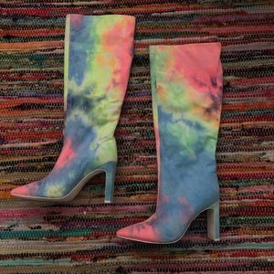 Jeffrey Campbell Tie Dye Boots